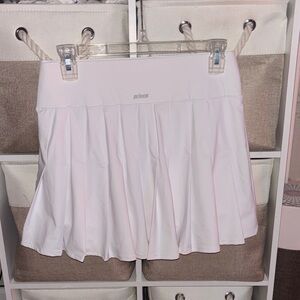 Prince Classic White Pleated Skirt